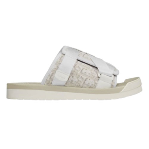 디올 알파 샌들 디올 오블리크 자카드 오프 화이트 남성