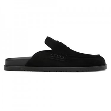 에르메스 H 오르상 남성 스웨이드 로퍼 뮬 블랙(GOD공장)