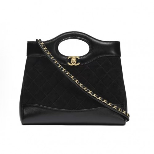 샤넬  25P 31BAG 블랙 퀼팅 체인 숄더백 여성 토트 크로스백