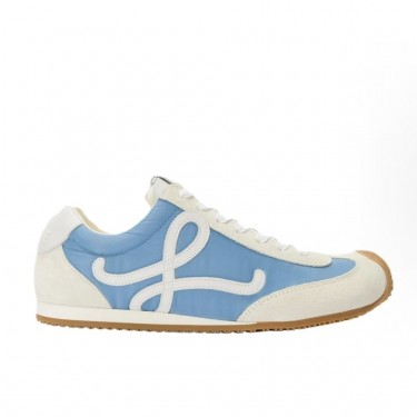 로에베 발레 러너 2.0 나일론 앤 카프스킨 블루 화이트 LBR2282X29-5638  (ZP공장)