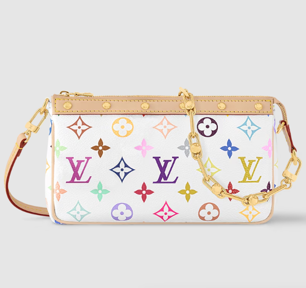 루이비통 M13404 무라카미 타카시 모노그램 멀티컬러 파스텔 여성 핸드백 (황벽공장)