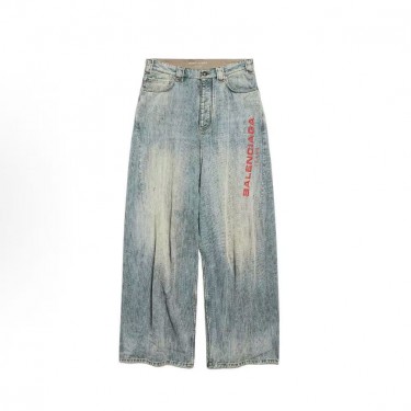 발렌시아가 자수 데님 팬츠 (X공장)