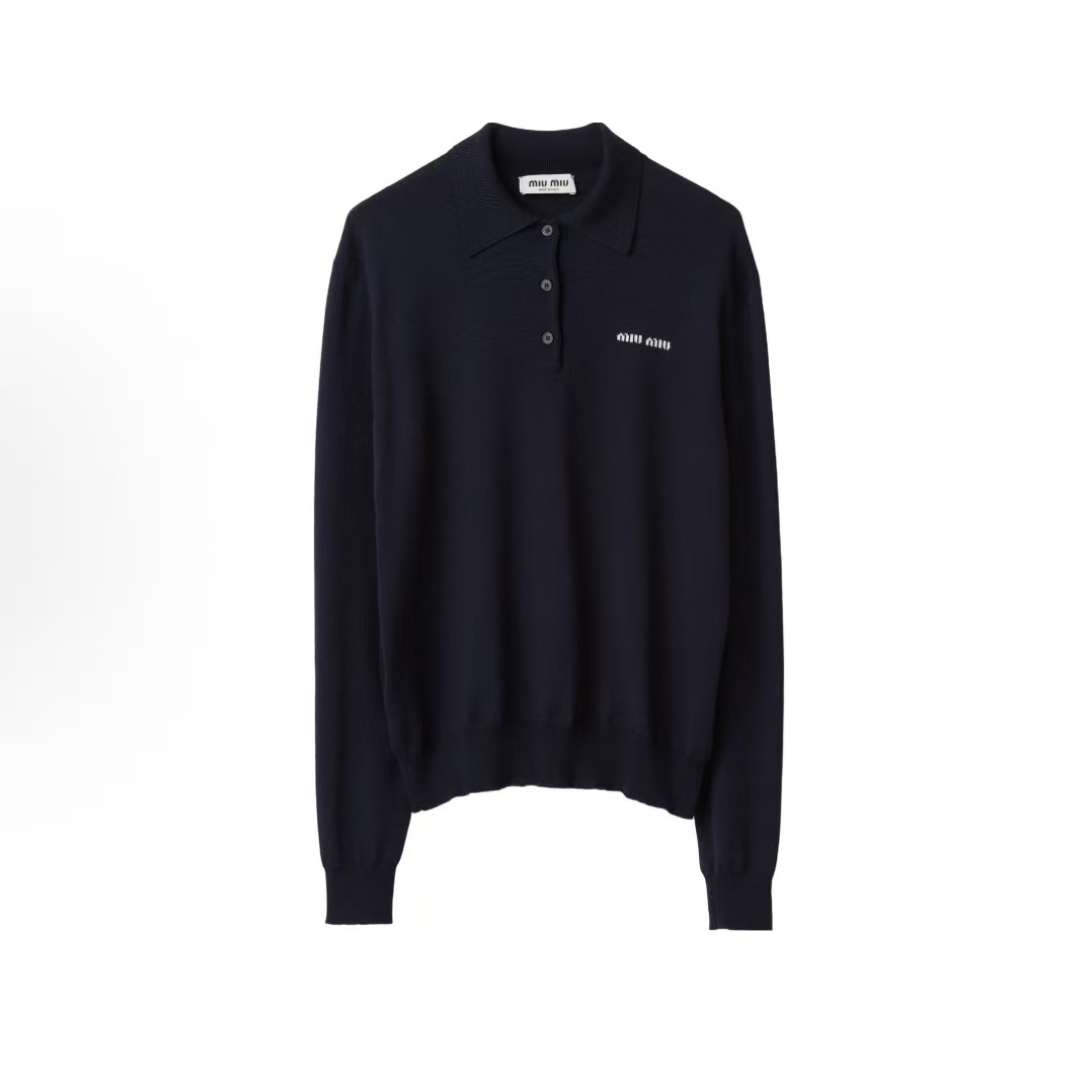 미우미우 울 니트 폴로 셔츠 (X공장)