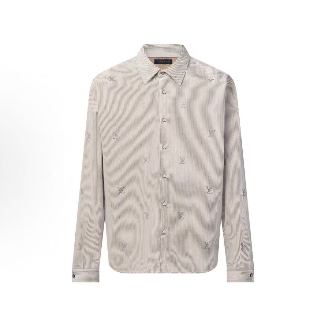 루이비통 코듀로이 스톤 장식 셔츠 (X공장)