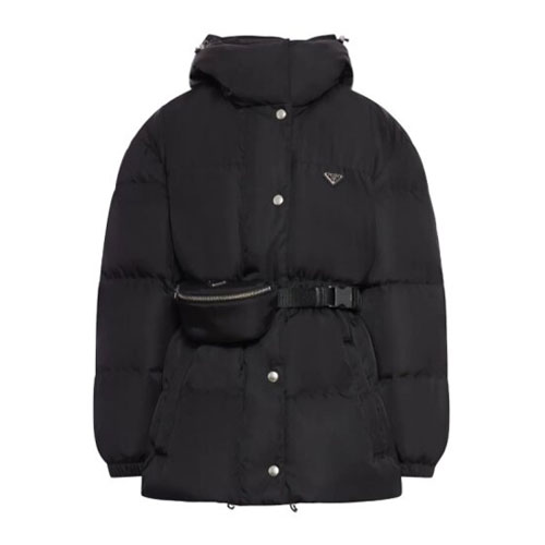 프라다 리나일론 여성 패딩 자켓 블랙 29X966 1WQ8 F0002