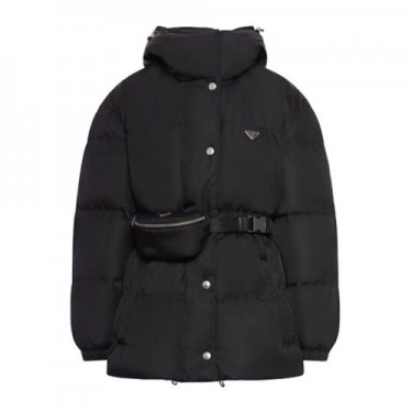 프라다 리나일론 여성 패딩 자켓 블랙 29X966 1WQ8 F0002