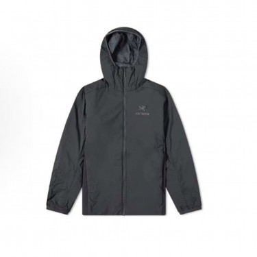 아크테릭스 Atom Hoody M 자수 로고 후드 다운 자켓 다크 그레이