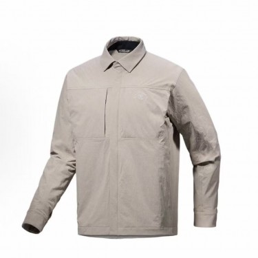 아크테릭스 스트레치 방풍 패딩 셔츠 자켓 라이트 브라운