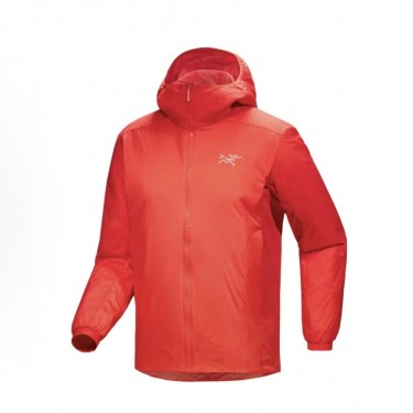 아크테릭스 ATOM 헤비웨이트 로고 방풍 방수 보온 후드 패딩 (-5°~10°)레드