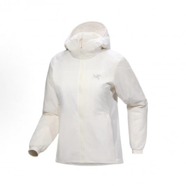 아크테릭스 ATOM 헤비웨이트 로고 방풍 방수 보온 후드 패딩 (-5°~10°)화이트