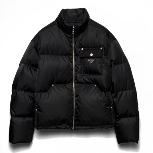 프라다 남성 리-나일론 스탠드칼라 숏재킷 (X공장)