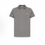 몽클레르 남성 솔리드 컬러 오버핏 폴로 반소매 티셔츠 그레이 (탑몽X)
