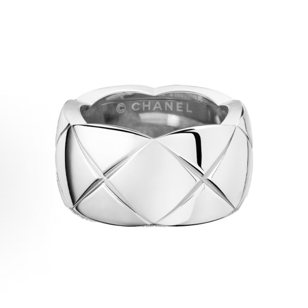 샤넬 코코 크러쉬 퀼팅 라지  골드 링 실버 커플