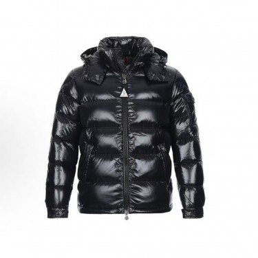 몽클레르 시리즈 울 긴팔 심플 숏 다운 재킷 남성용 블랙