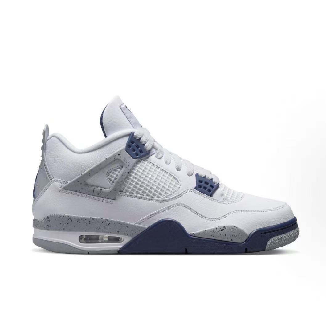 에어 조던 4 골프 밀리터리 블루 미드컷 스니커즈 미드나이트 블루 (LJR공장)