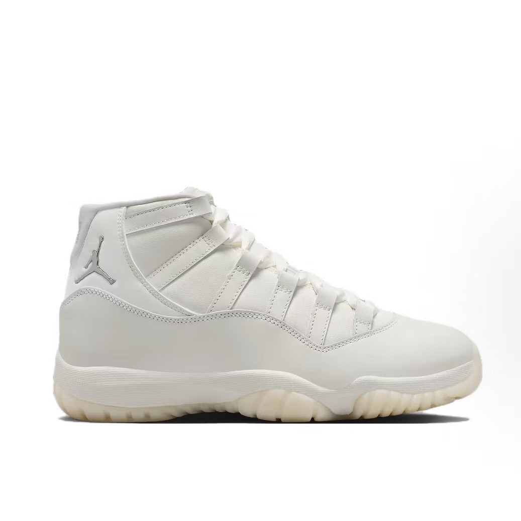 조던 에어 조던 11 레트로 펄 여성용 미드탑 펄 화이트 스니커즈