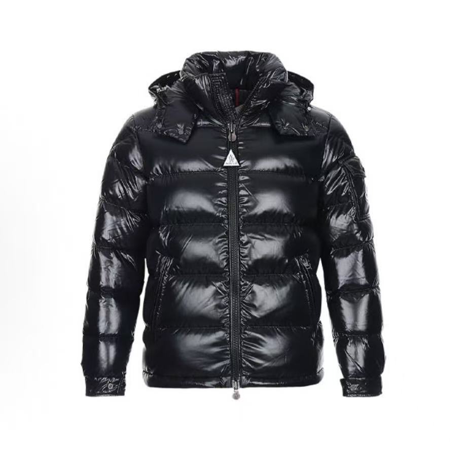 몽클레어 마야 시리즈 유광 보온 숏 다운 재킷 블랙 (지이공장)