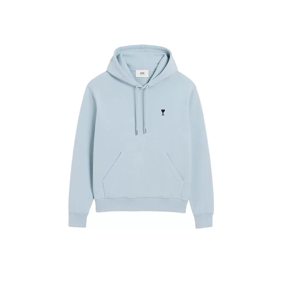 아미파리 로고 자수 후드 긴팔 스웨트셔츠 블루 (탑아미공장)