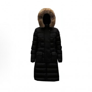 몽클레어 Hloe 퀼팅 나일론 벨트 다운 재킷 여성용