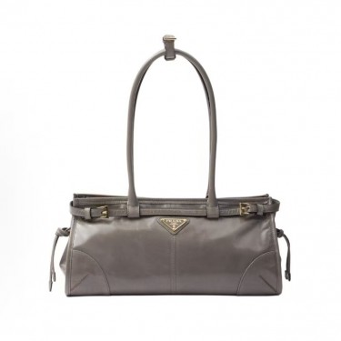 프라다 보니 소프트 럭스미디엄 가죽 토트 겸 숄더백 1BA426