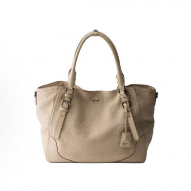 프라다 엠보싱 로고 스웨이드 토트 쇼퍼백 1BG602