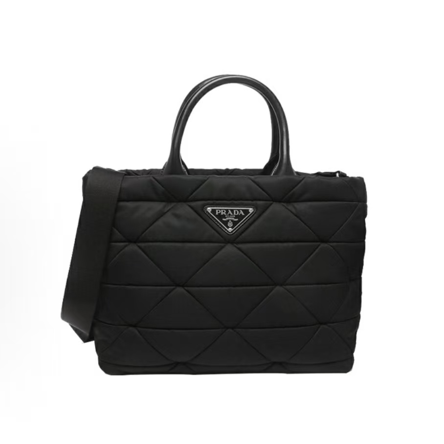 프라다 리나일론 퀼팅 나일론 토트백 1BG435