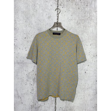 루이비통 26SS 레터링 로고 반팔 티셔츠 남녀공용 오버핏 그레이 (사슬공장)