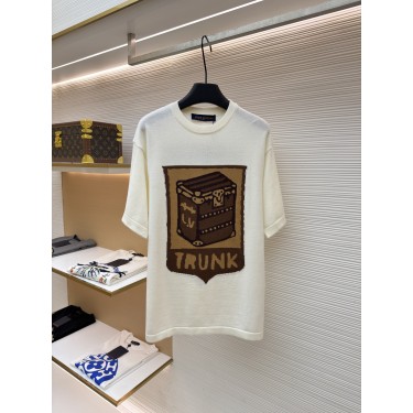 루이비통 트렁크 플라워 니트 티셔츠 (X공장)