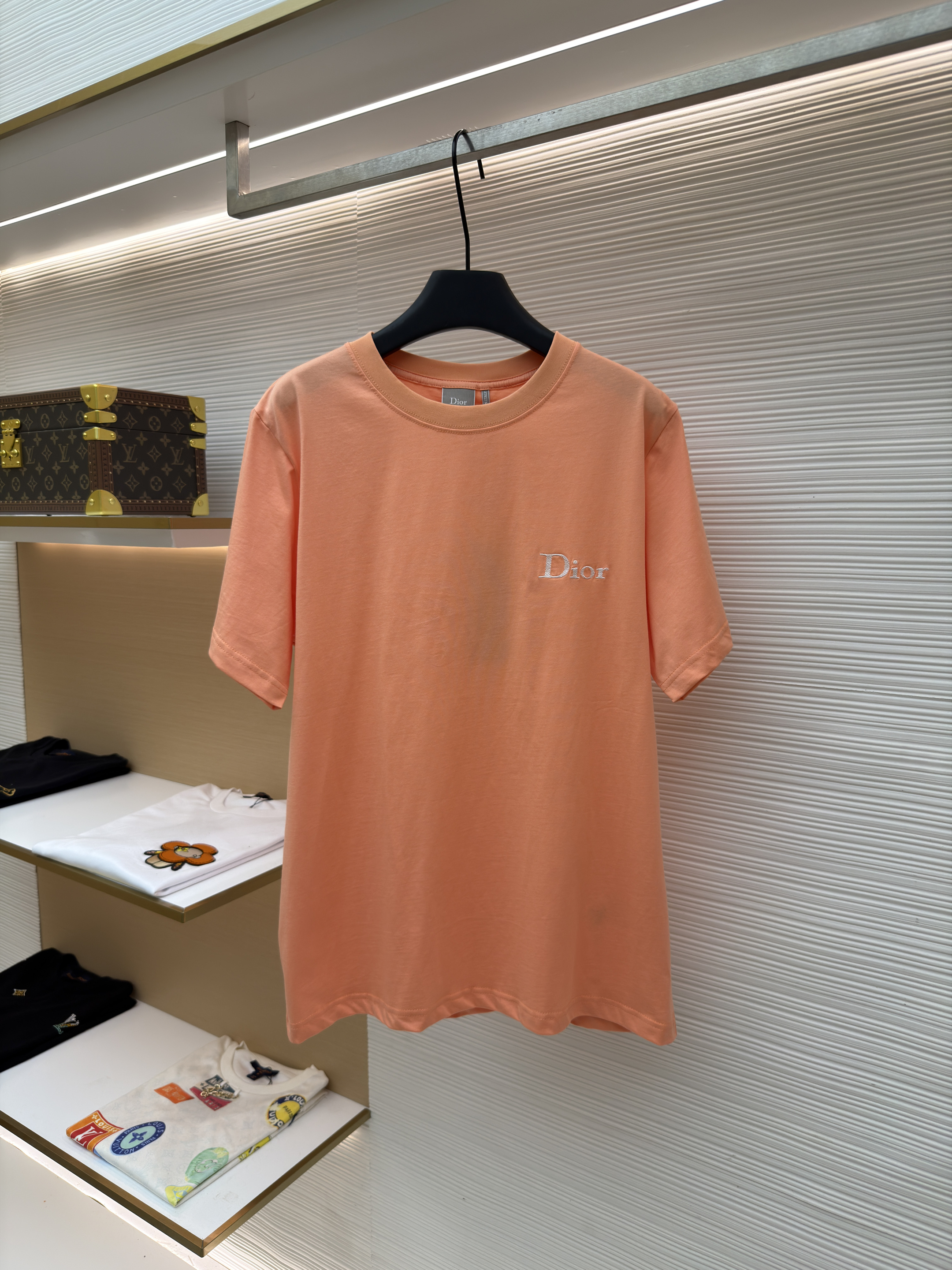 디올 트윌 로고 라운드넥 반팔 티셔츠 (X공장)