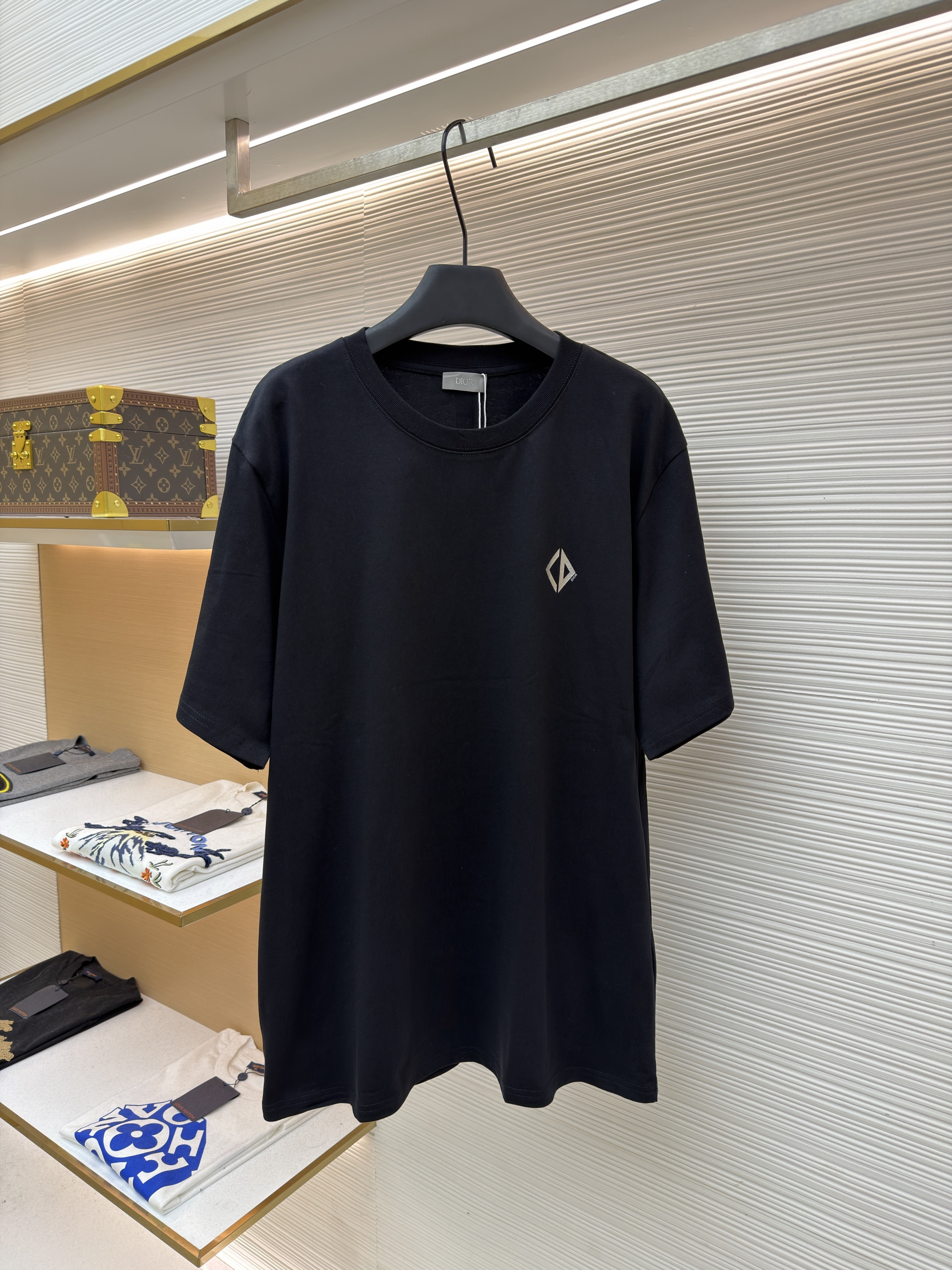 디올 로고 코튼 반팔 티셔츠 (X공장)