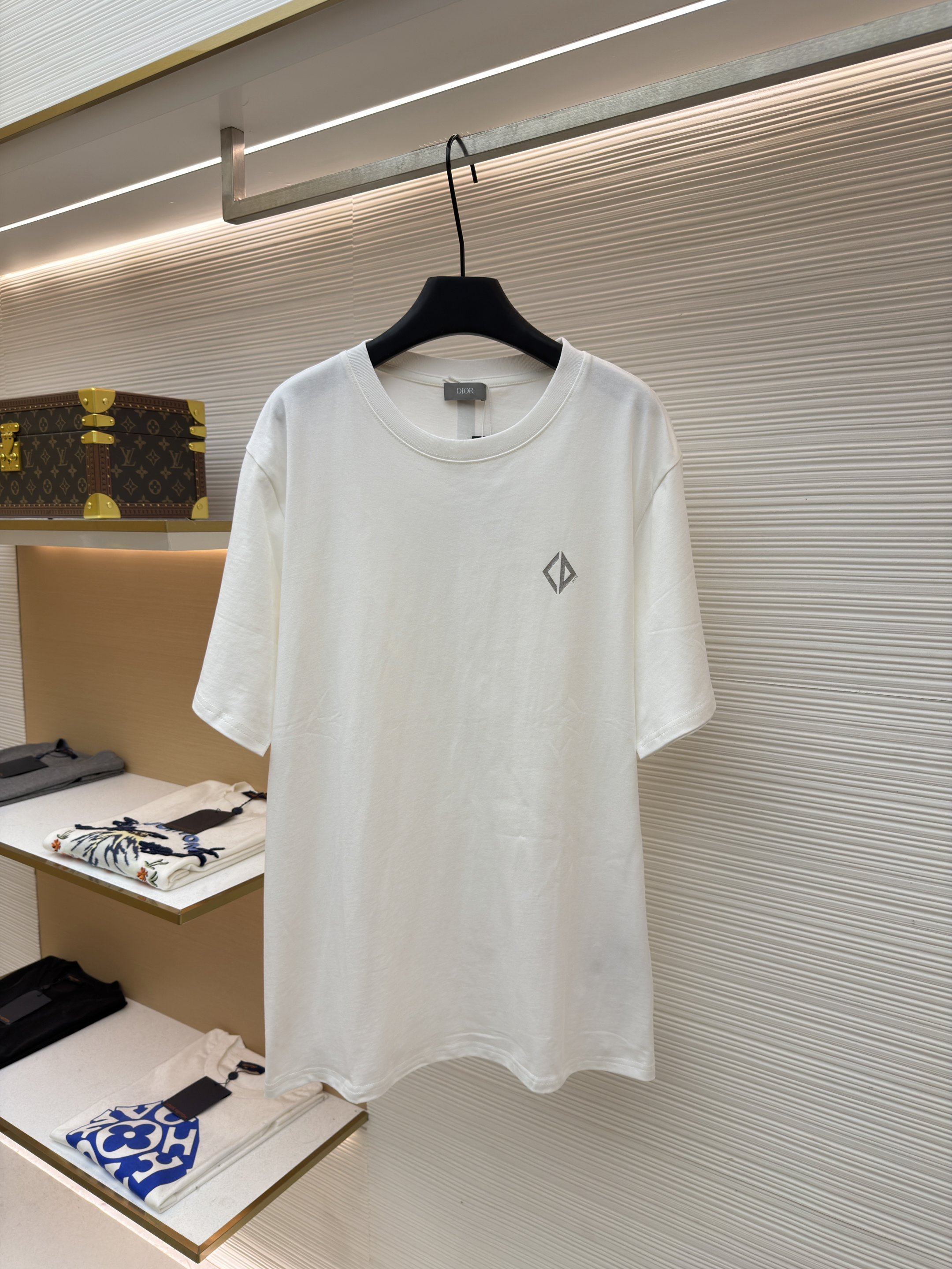 디올 로고 코튼 반팔 티셔츠 (X공장)