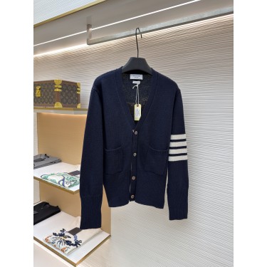 톰브라운 백라인 말 자수 니트 가디건(X공장)