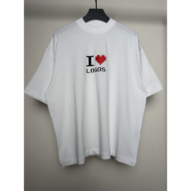 베트멍 아이 러브 로고 반팔 티셔츠