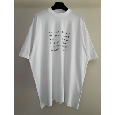 베트멍 화이트 위 바이 띵스 그래픽 반팔 티셔츠