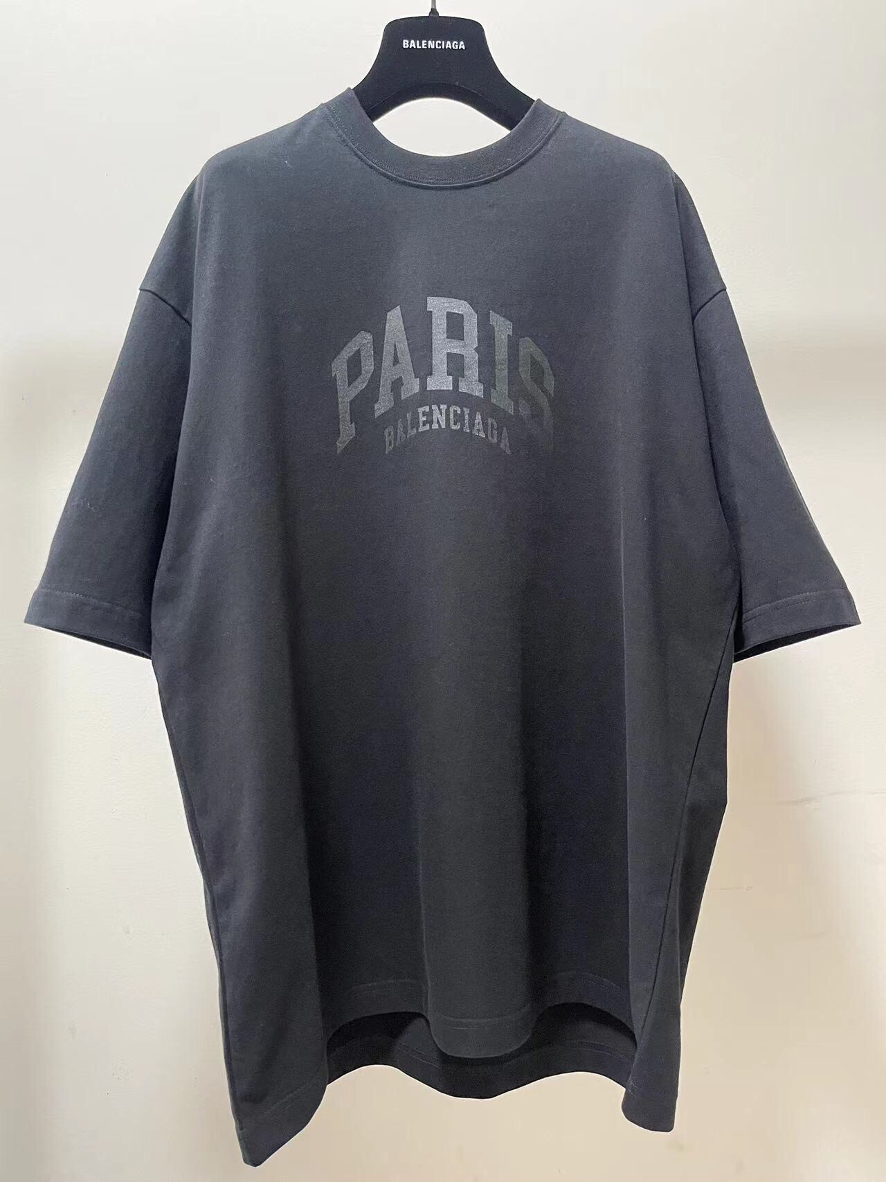 발렌시아가 시티즈 파리 그래픽 반팔 티셔츠