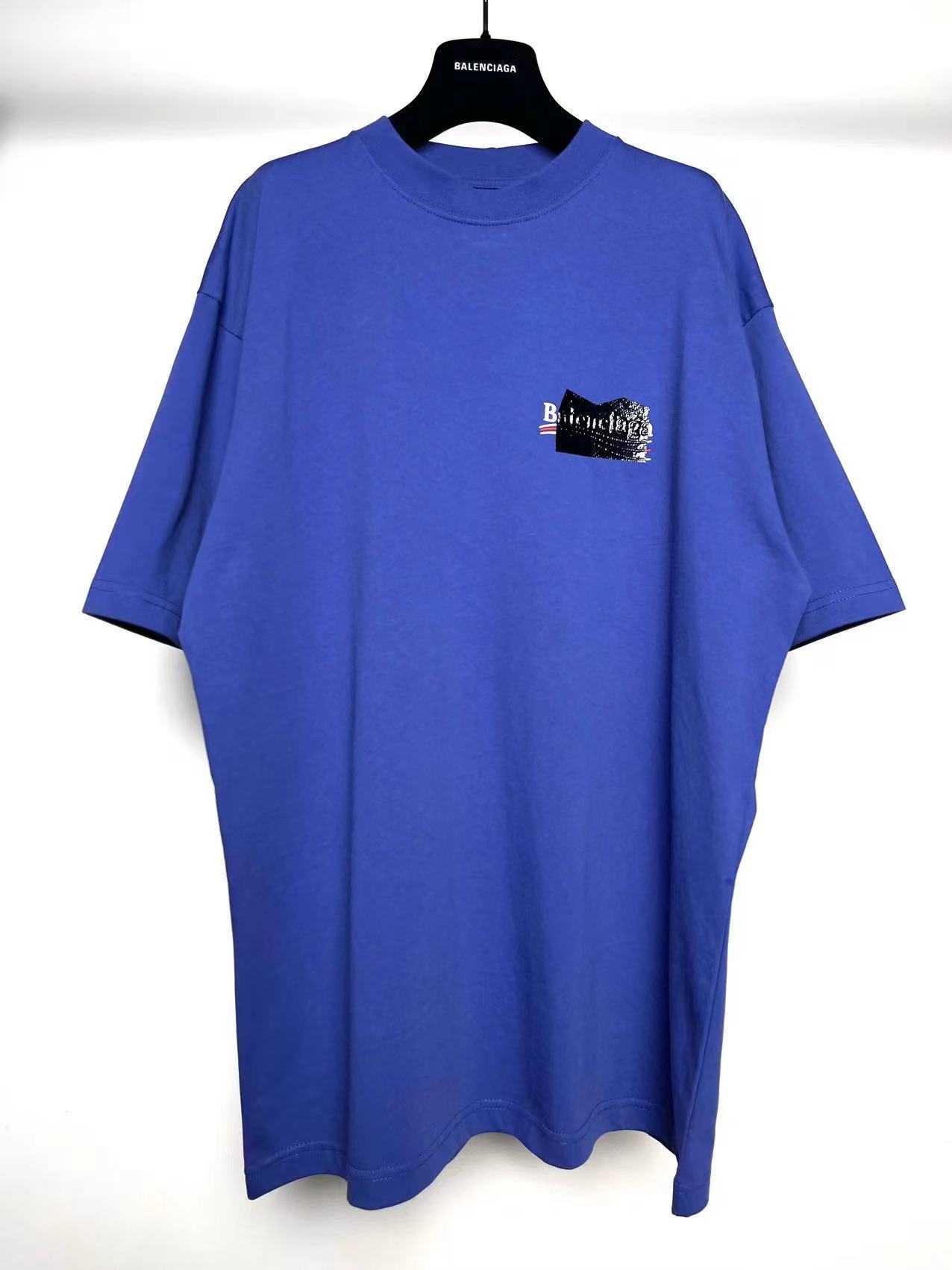 발렌시아가 가퍼 그래픽 반팔 티셔츠