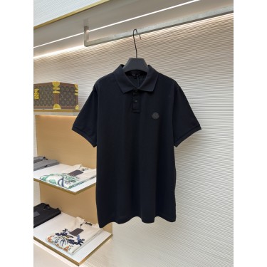 몽클레어 Moncler 로고 패치 코튼 피케 폴로 셔츠