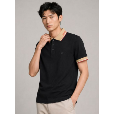 버버리 Burberry 투톤 폴로 티셔츠