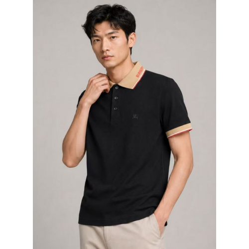 버버리 Burberry 투톤 폴로 티셔츠