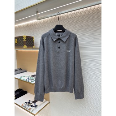 아크네 스튜디오(Acne Studios) 로고 자수 니트 폴로 셔츠(X공장)