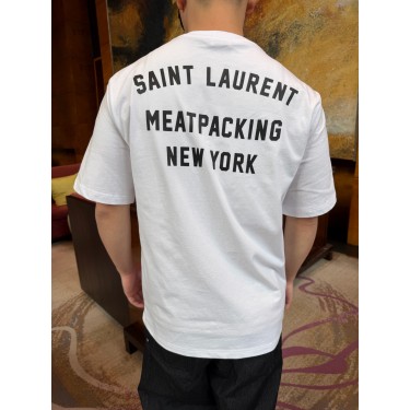 입생로랑 Saint Laurent 뉴욕 시리즈 프린팅 반팔