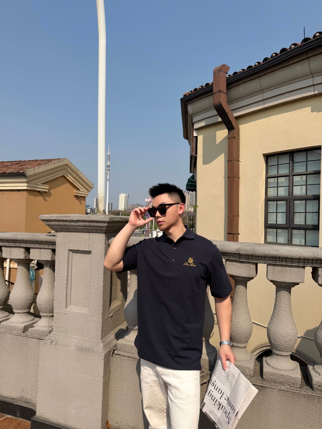 로로피아나 Loro Piana 로고 자수 Polo 셔츠(x공장)
