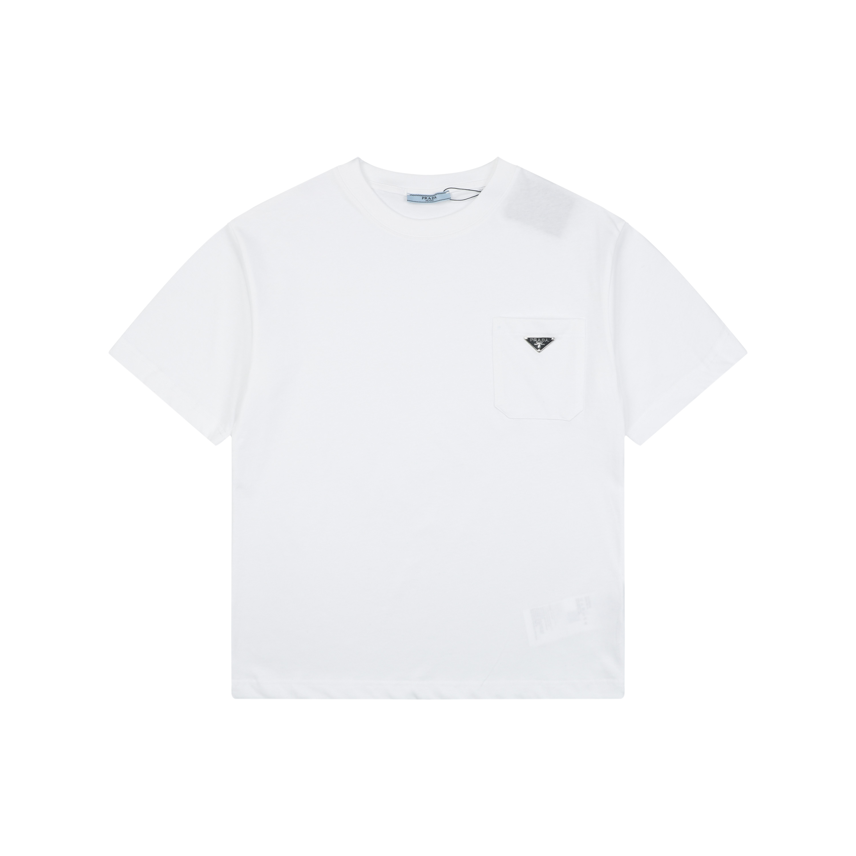 프라다 핸드드로잉 트라이앵글 로고 프린팅 반팔 티셔츠