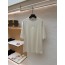 발렌시아가 Balenciaga 로고 자수 반팔 티셔츠