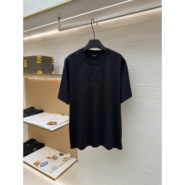 구찌 Gucci 월계수 로고 원형 넥 반팔 티셔츠