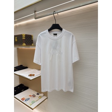 구찌 Gucci 월계수 로고 원형 넥 반팔 티셔츠