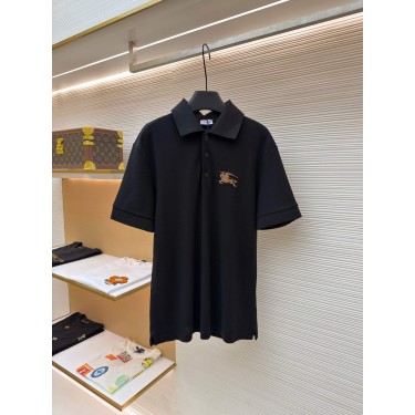 버버리 Burberry 솔리드 말(워호스) 자수 POLO 셔츠
