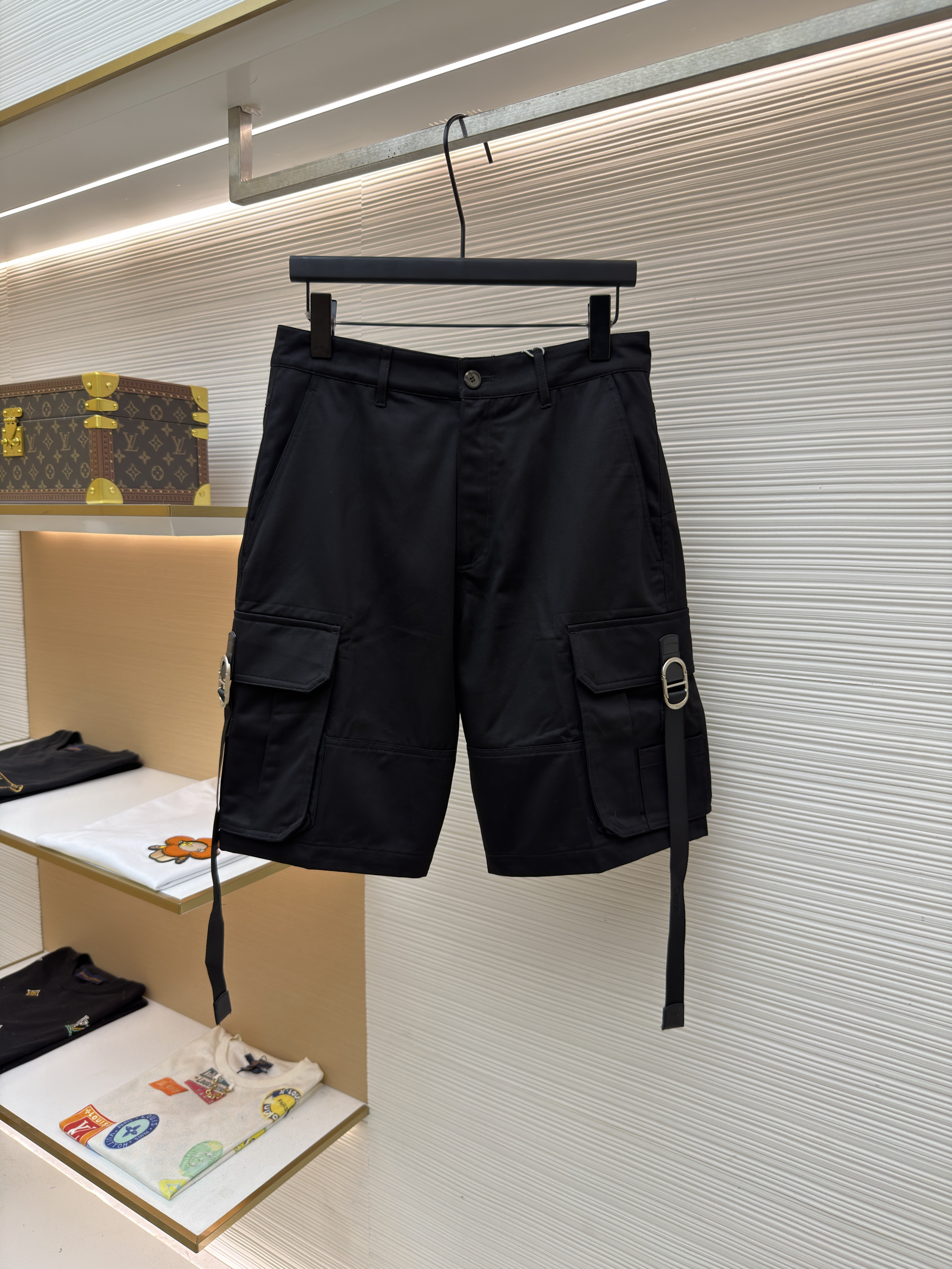 디올 Dior 코튼 개버딘 카고 반바지