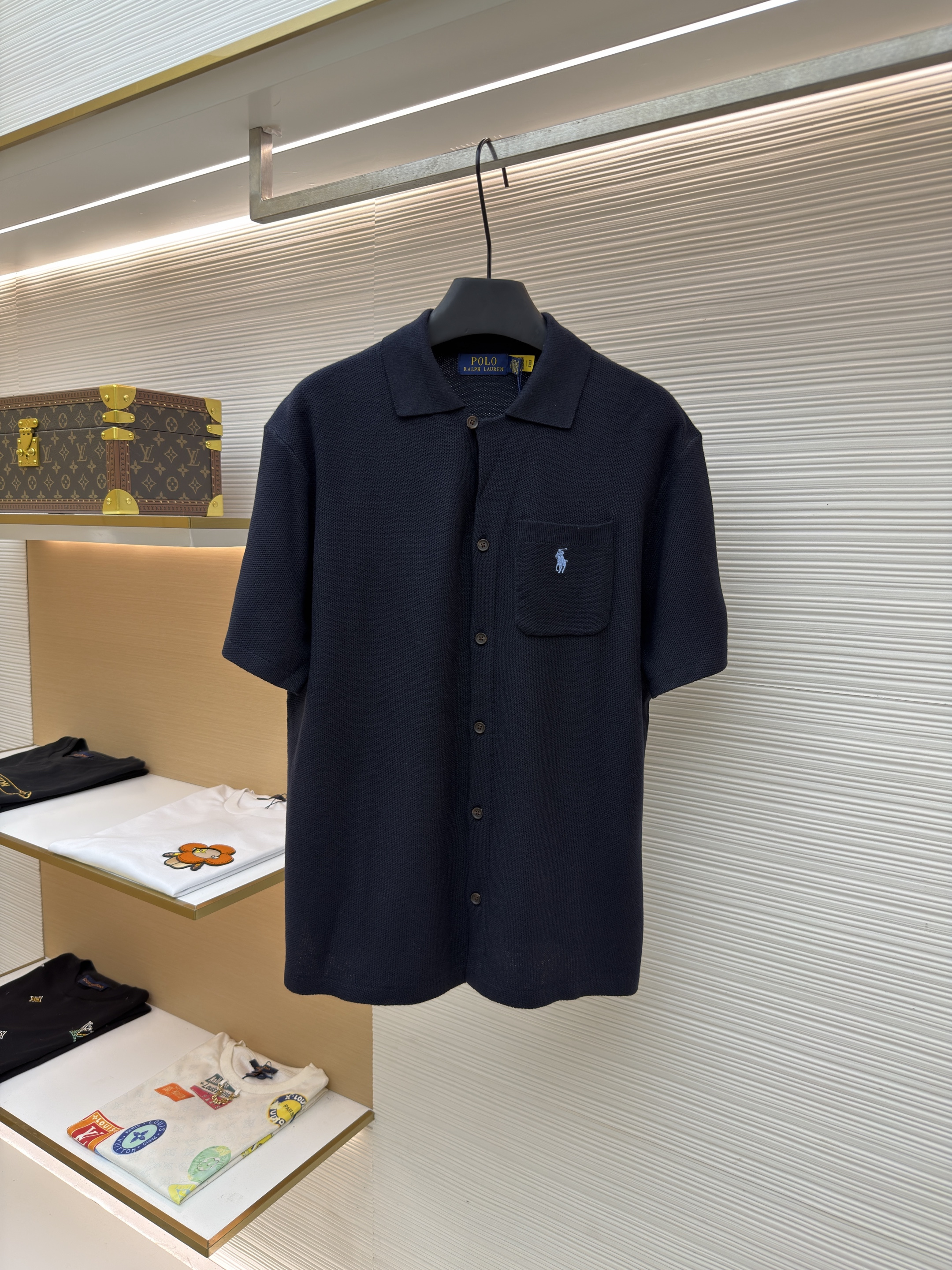 랄프 로렌 Ralph Lauren 자수 니트 셔츠