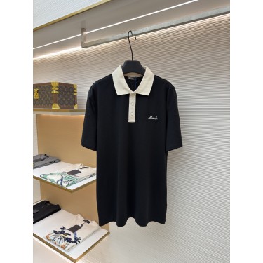 몽클레어 Moncler 자수 스냅 버튼 폴로셔츠